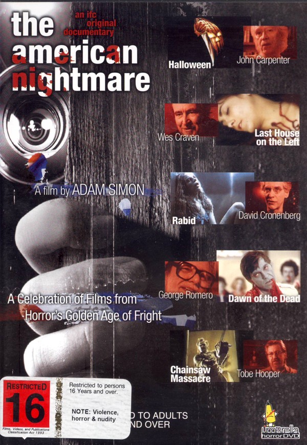 The American Nightmare - A Celebration of Films from Hollywood's Golden Age of Fright image