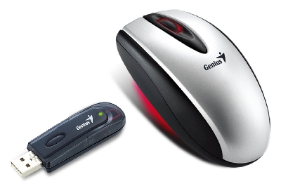 Genius Wireless Mini Navigator Mouse Silver/Black