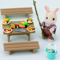 sylvanian families bbq set
