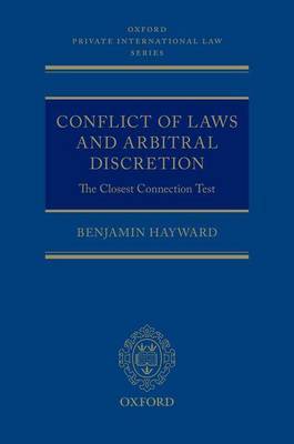 Conflict of Laws and Arbitral Discretion by Benjamin Hayward image