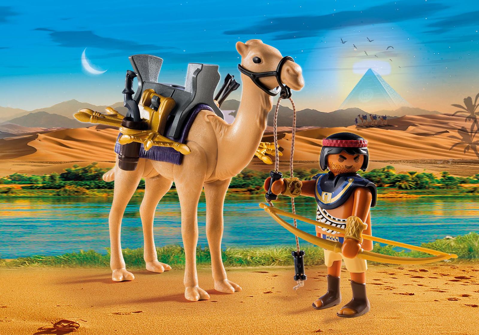 Playmobil: History - Egyptian Warrior with Camel image