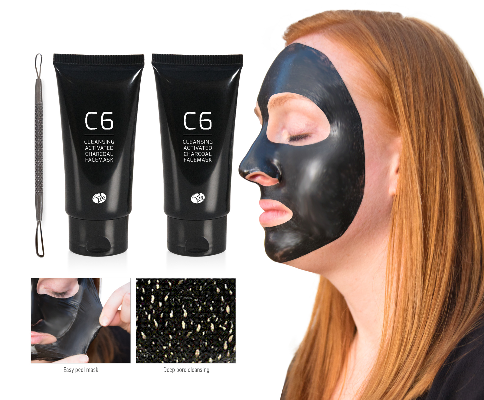 Blackhead Removal And Pore Cleaning Peel Off Charcoal Face Mask image