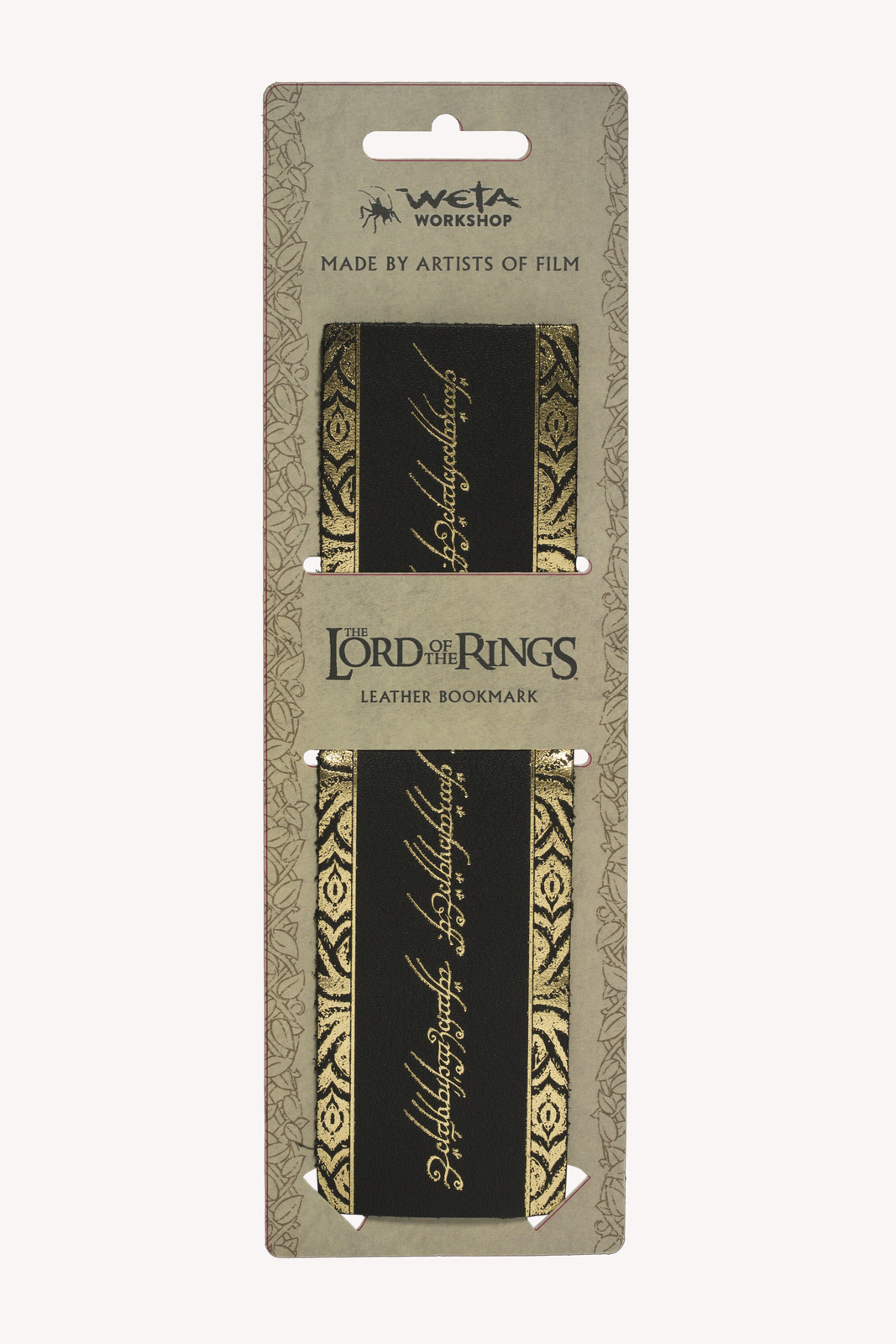 Lord of the Rings: The One Ring Inscription Leather Bookmark image