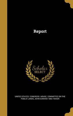 Report by John Edward 1863- Raker image