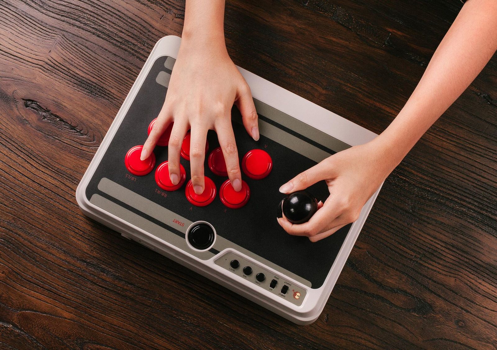 8Bitdo NES30 Arcade Stick (Switch, PC & Retro) for image