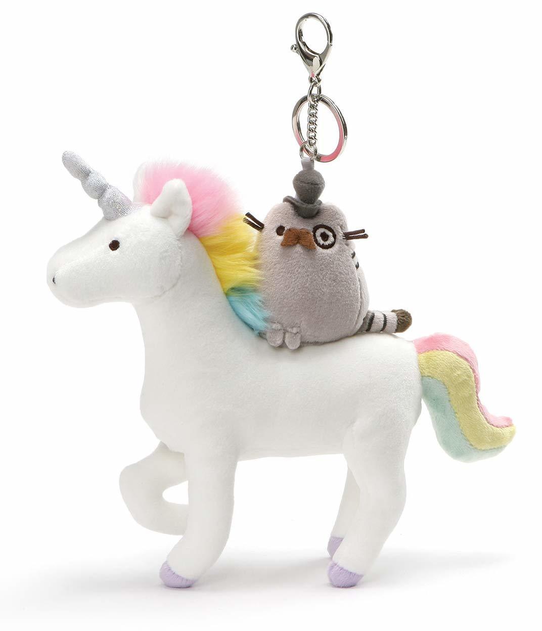 Pusheen & Unicorn - Deluxe Plush Keychain image