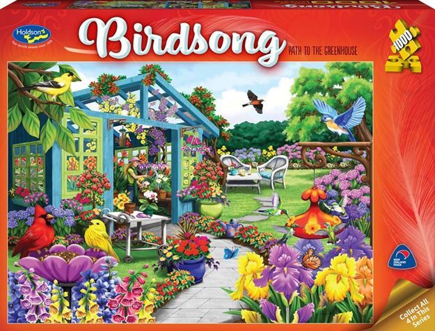 Holdson: 1000 Piece Puzzle - Birdsong (Path to the Greenhouse) image