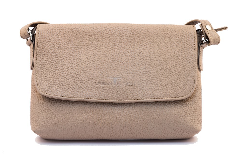 Urban Forest: Rosa Small Leather Handbag - Sand image