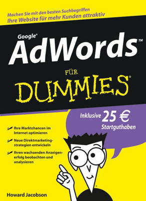 AdWords Fur Dummies on Paperback by Howie Jacobson