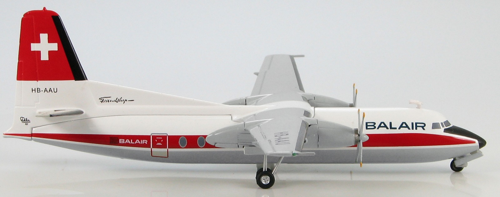 Fokker F-27 Friendship Balair HB-AUU 1/200 Diecast Model