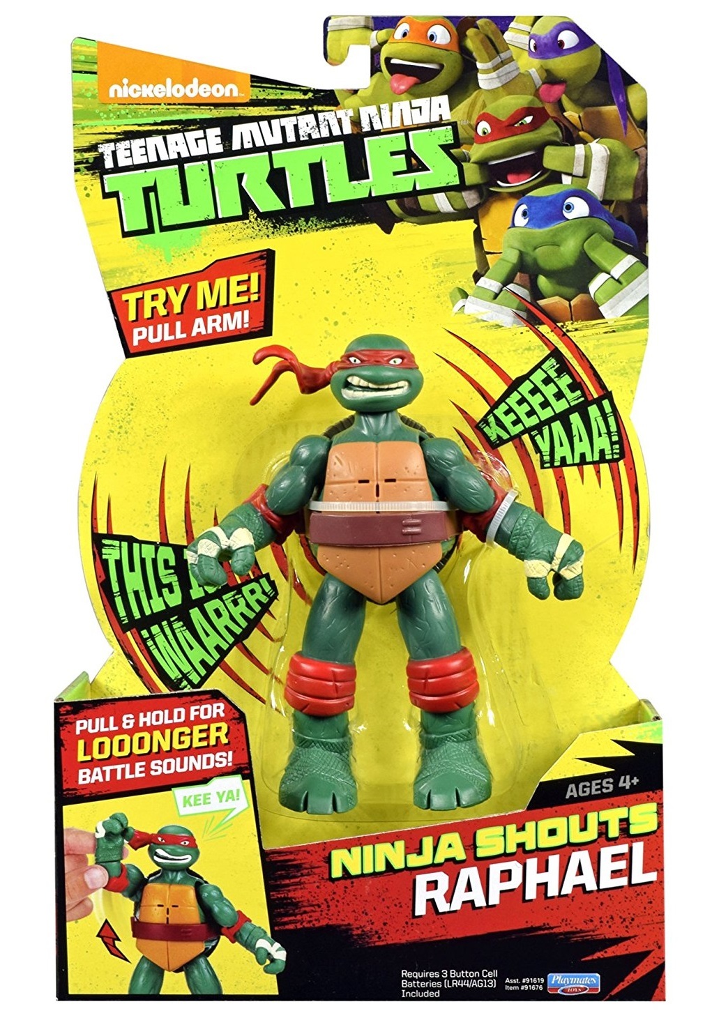 TMNT: Ninja Shouts Deluxe Figure - Raphael image