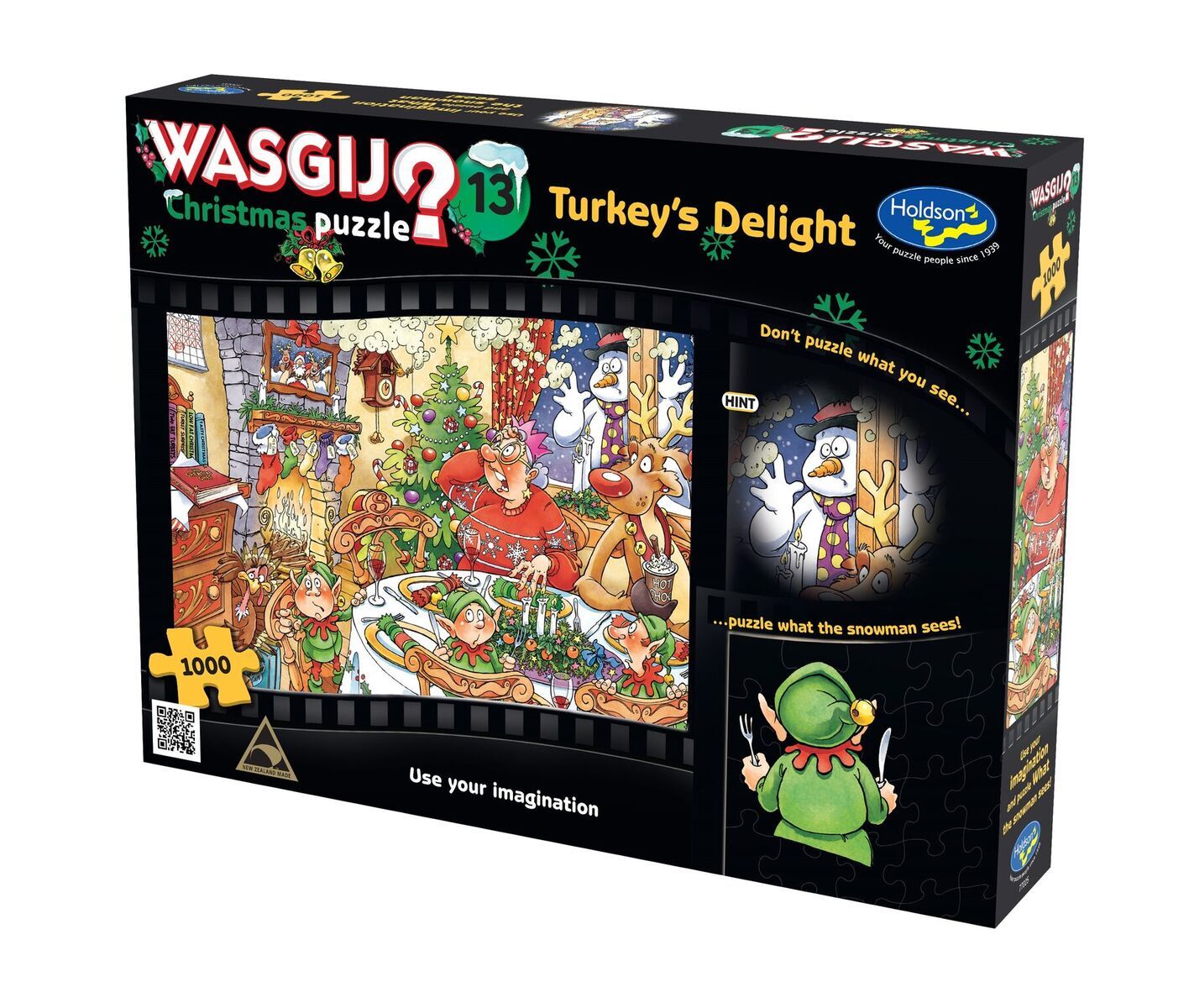 Wasgij: 1000 Piece Puzzle - Christmas (Turkey's Delight!) image