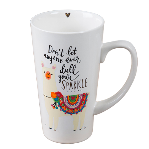 Natural Life: Latte Mug - Don't Let Anyone Dull Your Sparkle image