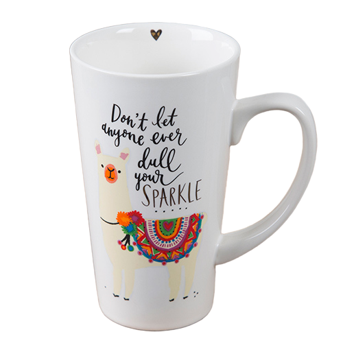 Natural Life: Latte Mug - Don't Let Anyone Dull Your Sparkle