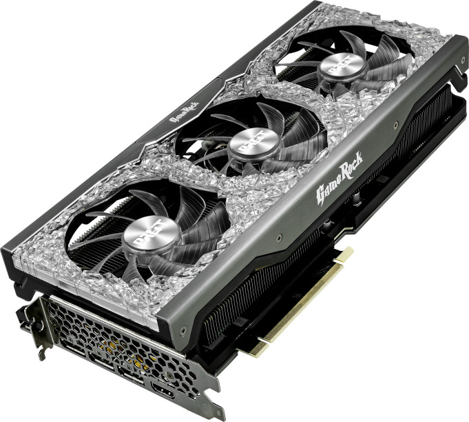 NVIDIA GeForce RTX 3080 GameRock OC Palit GPU image