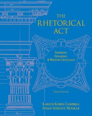 Rhetorical Act by Susan Schultz Huxman image