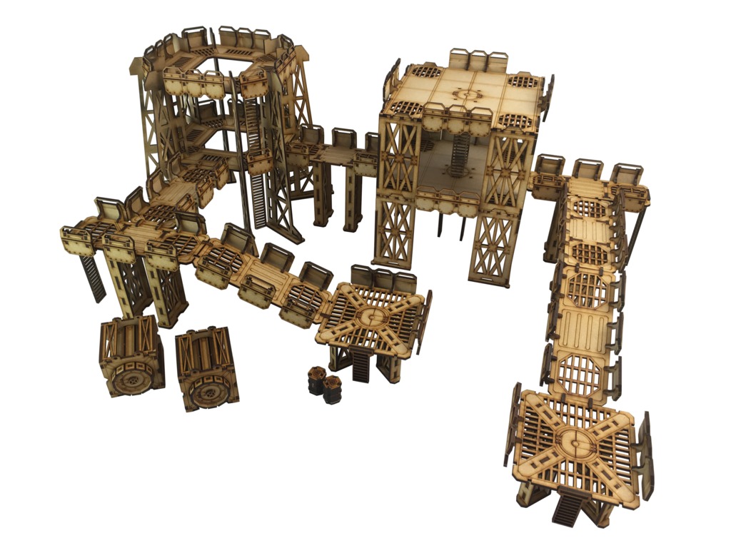 TTCombat: Tabletop Scenics – Sector 1 Industrial Complex image