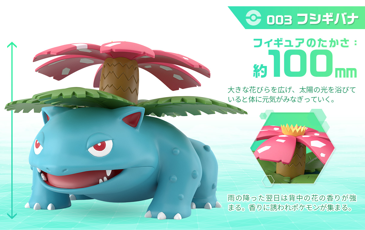 Pokemon Scale World Kanto: 1/20 Venusaur - Mini Figure image