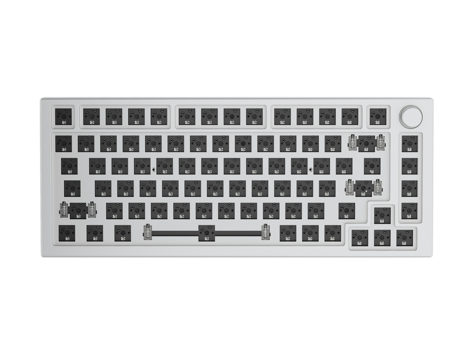 Glorious PC Gaming GMMK PRO Mechanical Keyboard (Modular) - White Ice for PC image