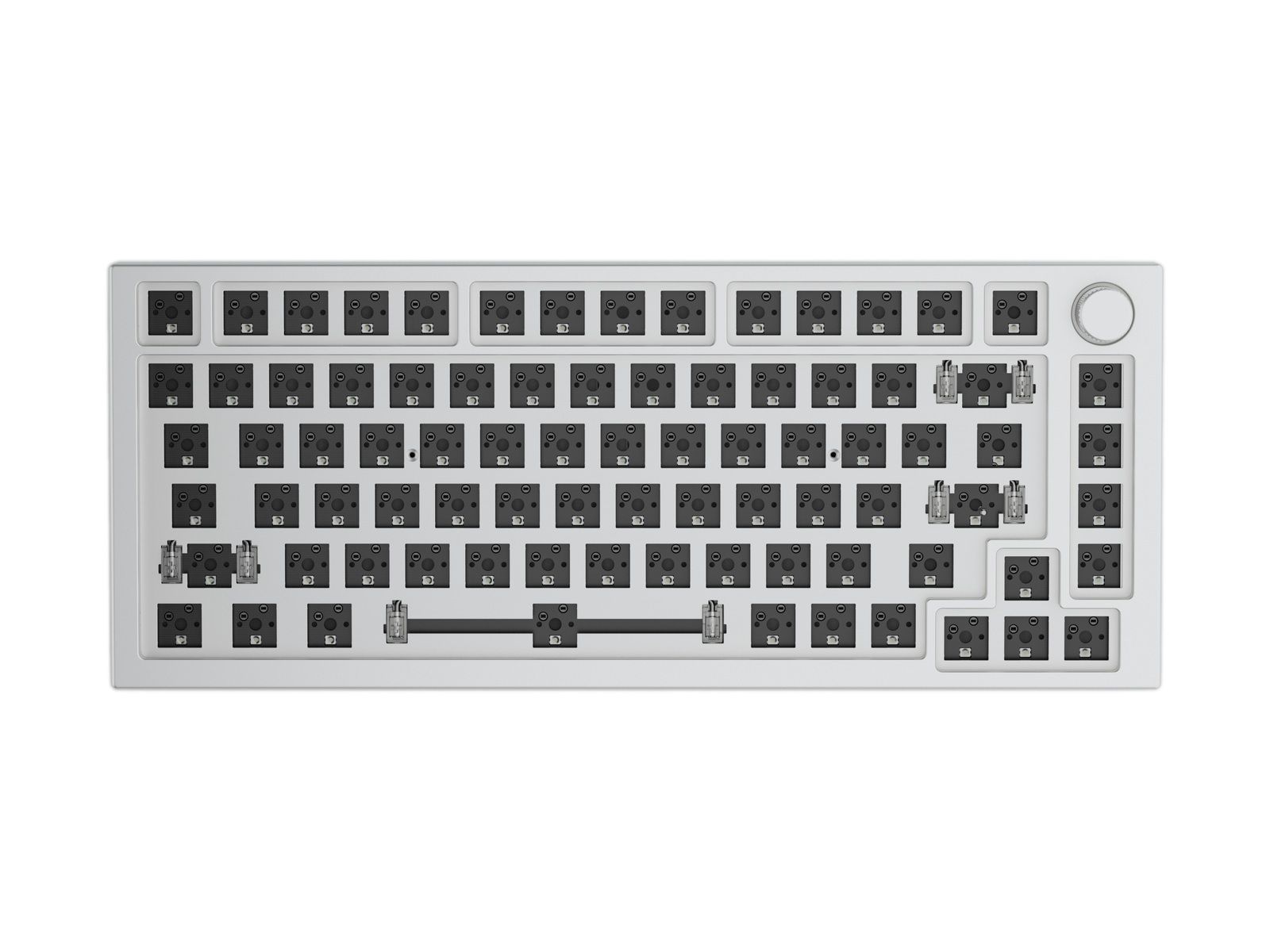 Glorious PC Gaming GMMK PRO Mechanical Keyboard (Modular) - White Ice image