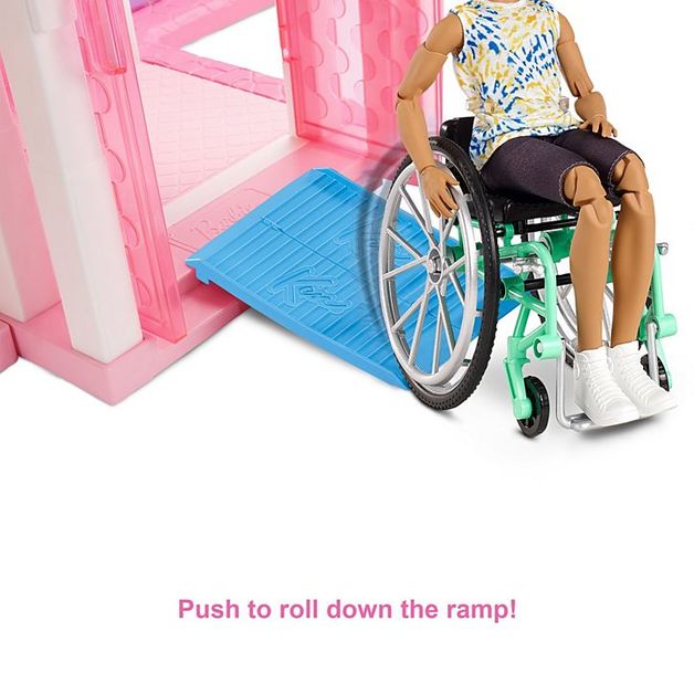 Buy Barbie Wheelchair Ken Doll (Blonde) at Mighty Ape NZ