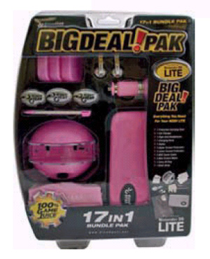 DS Lite 17 in 1 Bundle Pack - Pink for Nintendo DS image