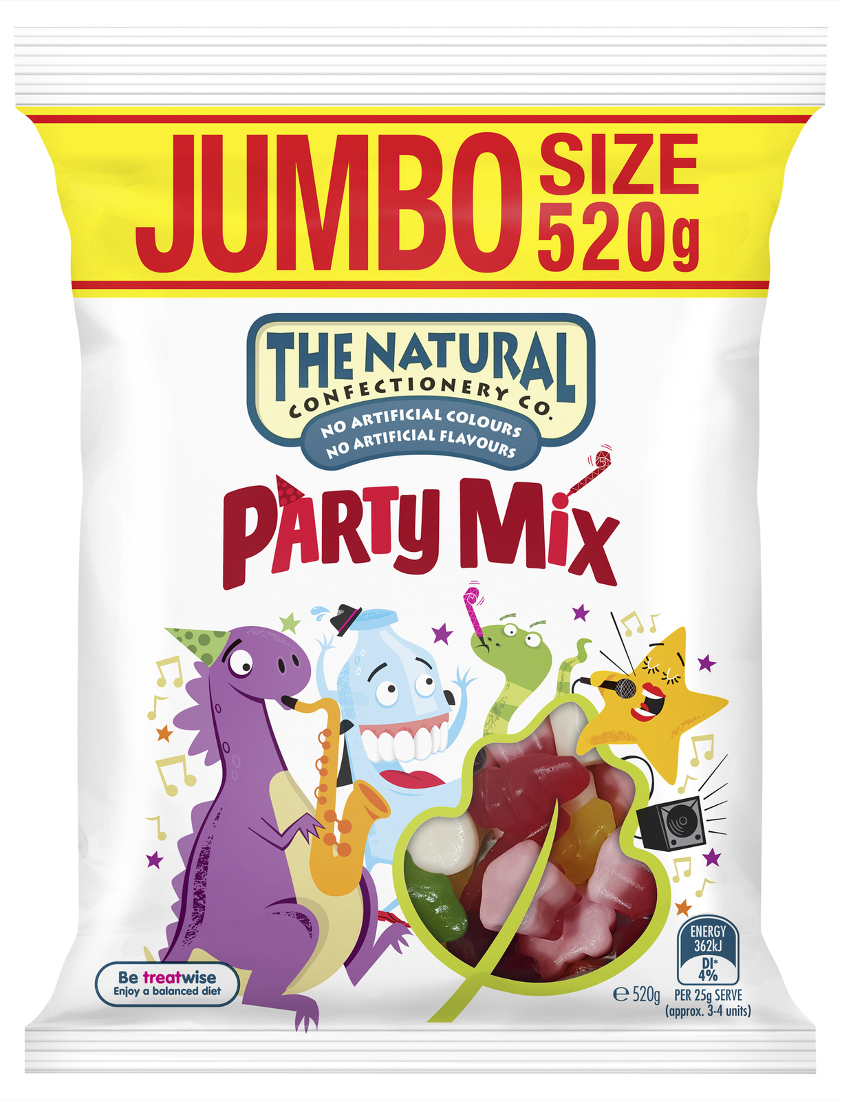 The Natural Confectionery Co Party Mix (520g) at Mighty Ape NZ