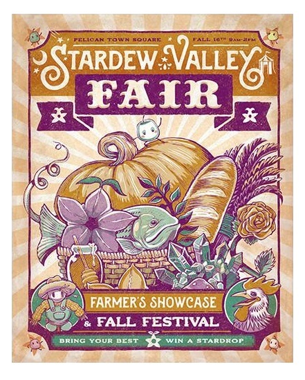Stardew Valley: Fair Poster (16"x20") - Art Print image