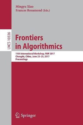 Frontiers in Algorithmics image