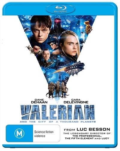 Valerian And The City Of A Thousand Planets on Blu-ray