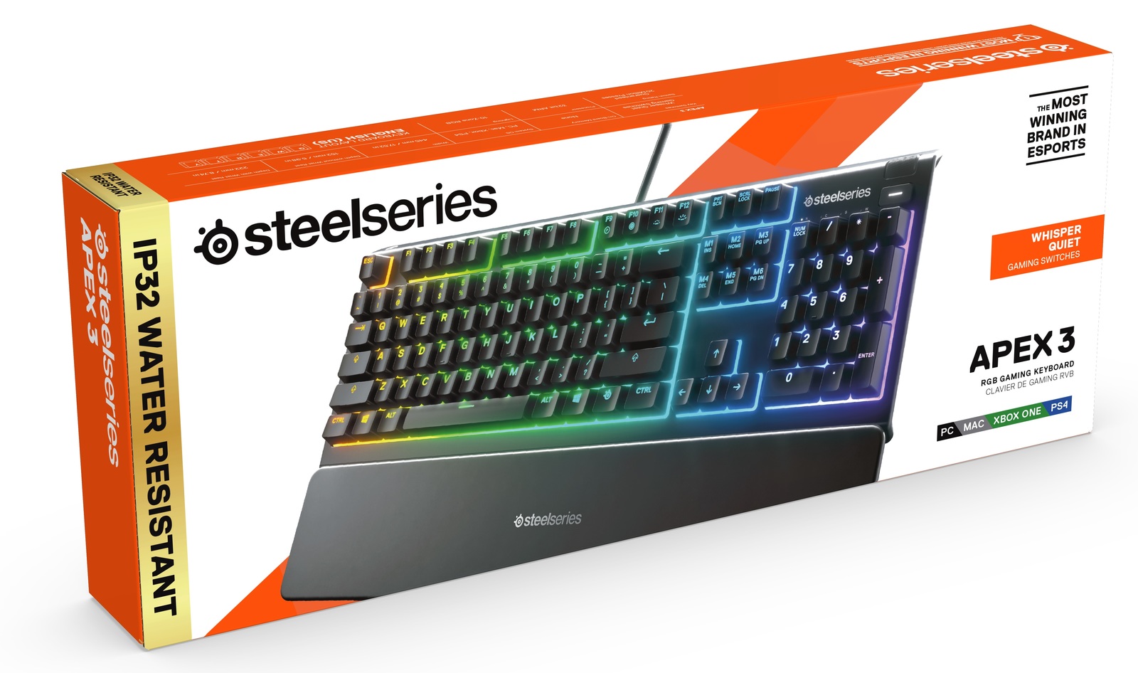 Steelseries Apex 3 Gaming Keyboard (US) PC InStock Buy Now at