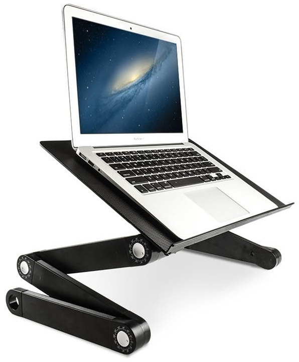 Adjustable Laptop and Tablet Stand with Mouse Pad at Mighty Ape NZ