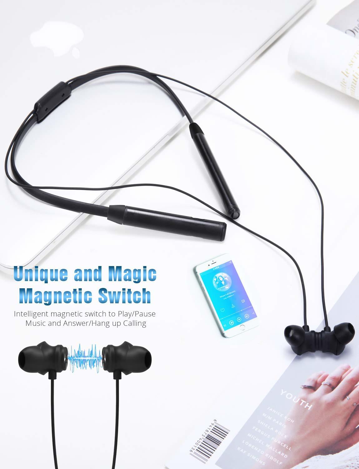 Bluedio CKK Bluetooth Headphones Neckband in-Ear Earphones image