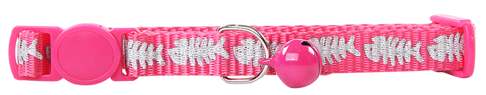 Pawise: Cat Collar - Fishbone/Black/Red/Blue Asst. image