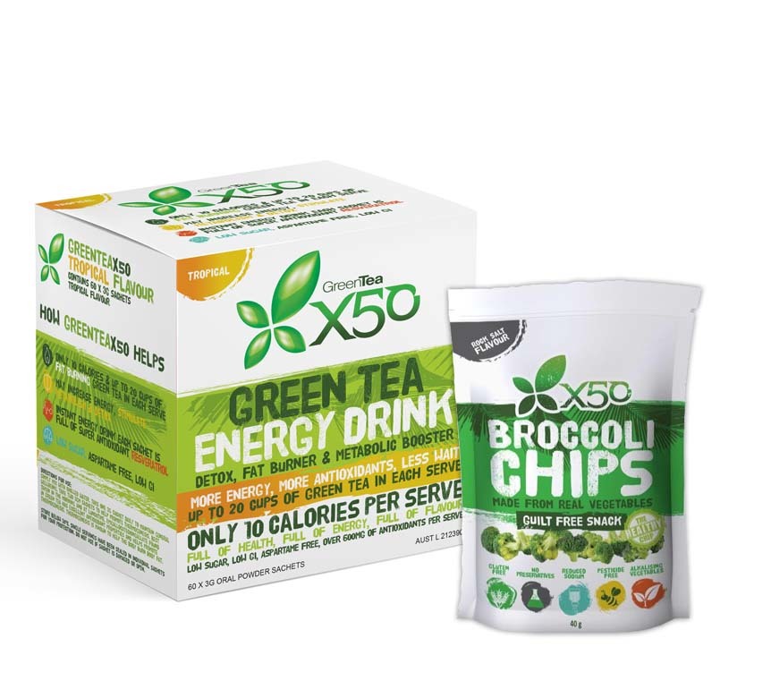 Buy Green Tea X50 Pina Colada (60 serves) at Mighty Ape NZ