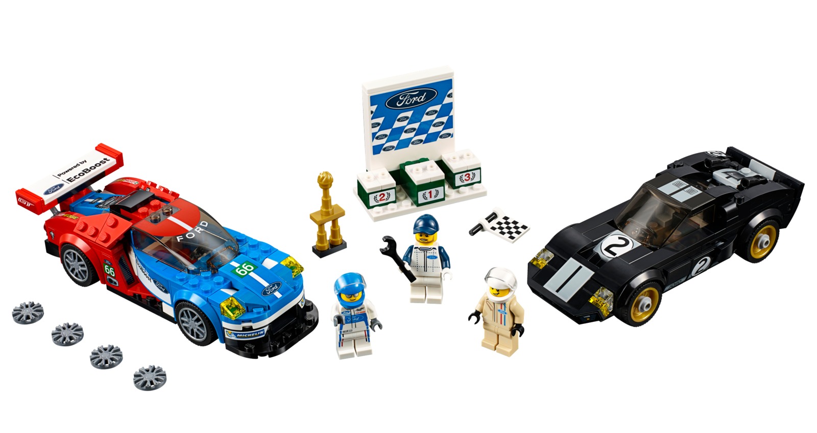 LEGO Speed Champions - 2016 Ford GT & 1966 Ford GT40 (75881)