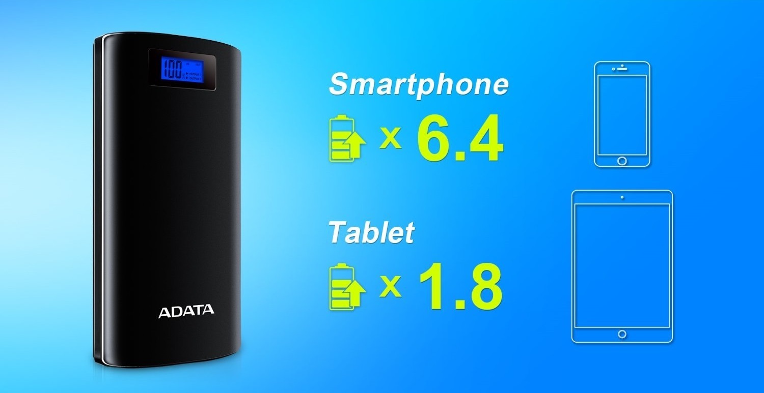 ADATA P20000D 20000mAh Power Bank image