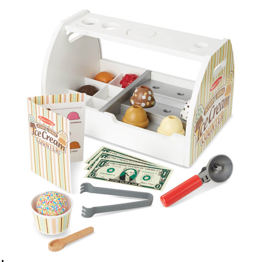 Melissa & Doug: Scoop & Serve - Ice Cream Counter image