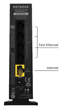 Netgear WNR2000v5 Wireless N300 4-Port Router