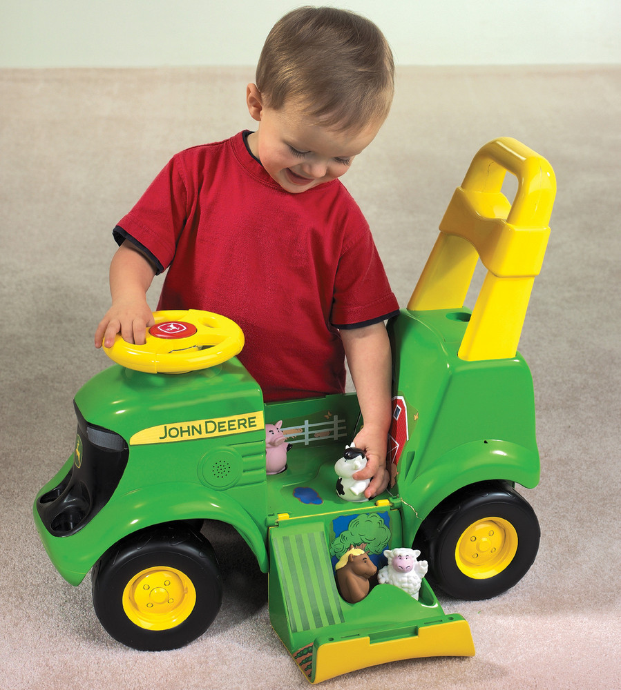 John Deere: Sit & Scoot - Activity Tractor with Sounds & Figures