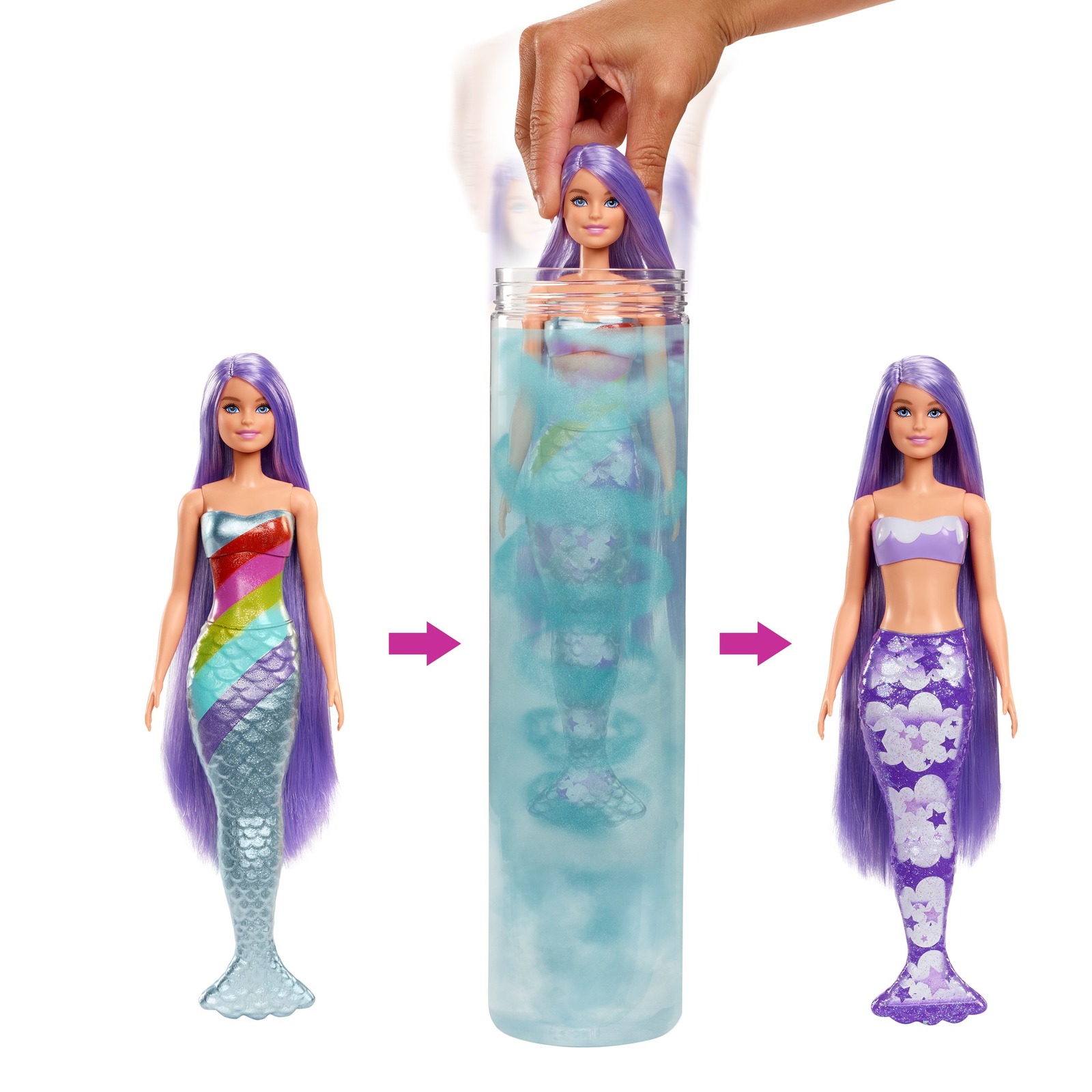 Buy Barbie Color Reveal Doll Rainbow Mermaids at Mighty Ape Australia
