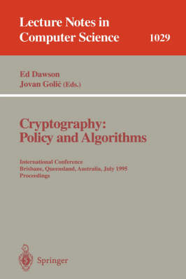 Cryptography: Policy and Algorithms image