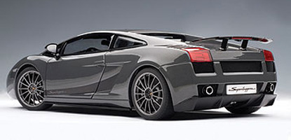 AUTOart Lamborghini Gallardo Superleggera - Grigio Telesto 1:18 Diecast Model - Metallic Grey image