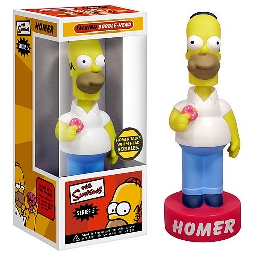 Homer Simpson Talking Bobble Head at Mighty Ape NZ