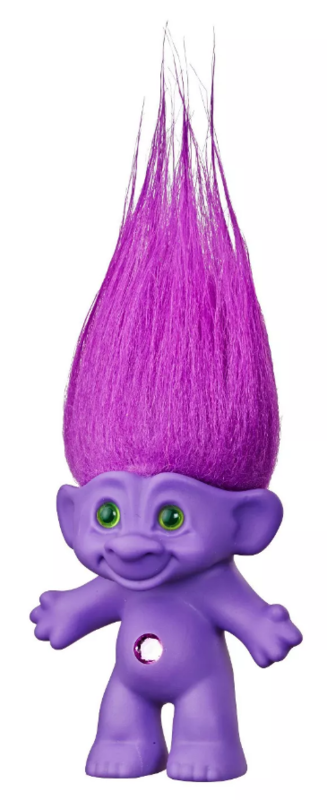 purple troll doll