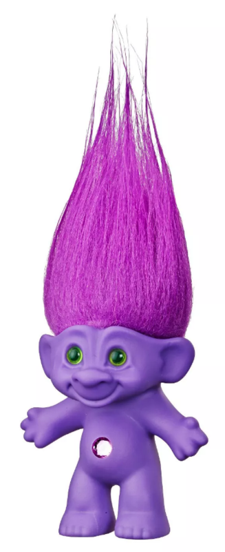 Trolls: 60th Anniversary - 6" Retro Doll (Good Luck Purple)