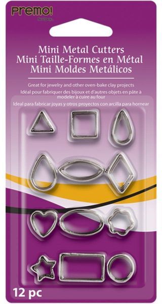 Sculpey Mini Metal Cutters (Pack 12) image