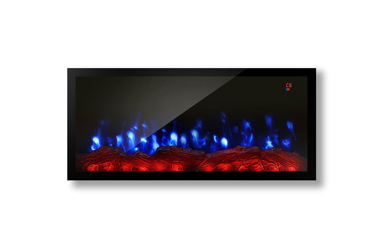 Buy Kogan SmarterHome 1800W MultiColour Flame Effect Slimline Heater