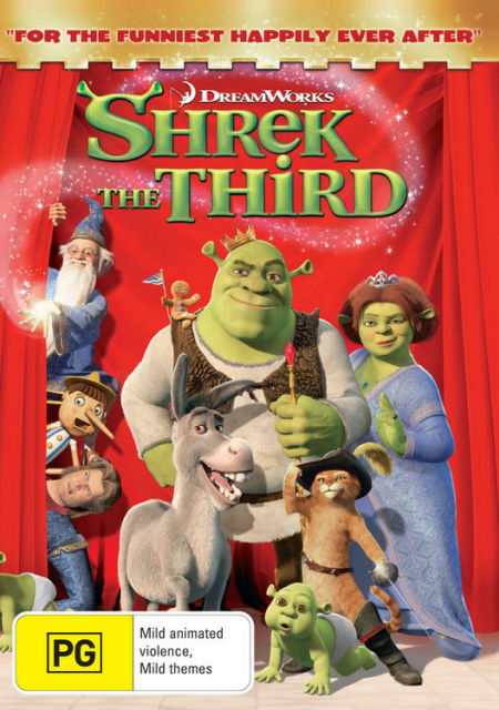 Shrek The Third on DVD