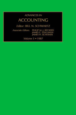 Advances in Accounting: v. 5 image